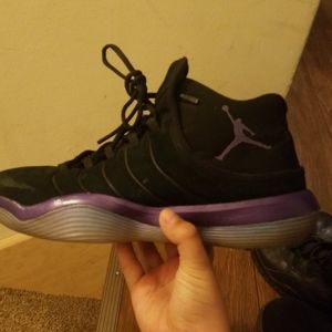 Jordan's black and purple